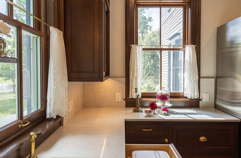 Countertops in historic home renovation in Cincinnati by Legacy Builders