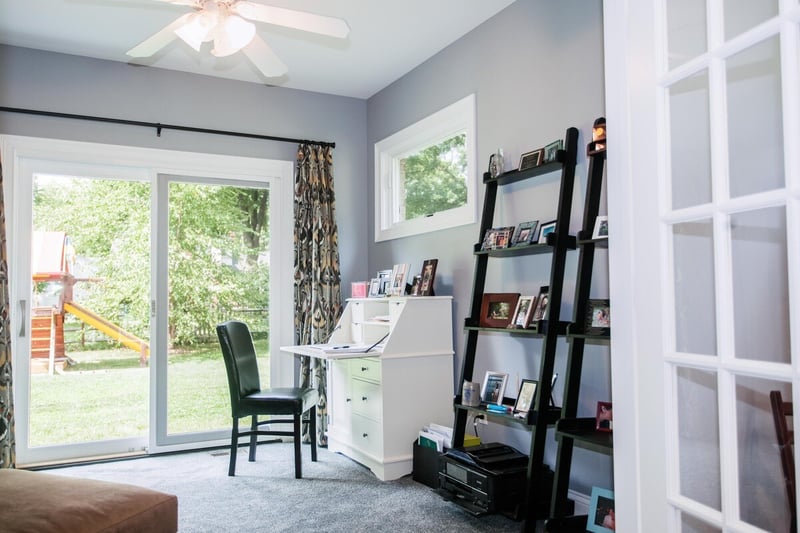 Kids room in third-story addition in Cincinnati, OH by Legacy Builders